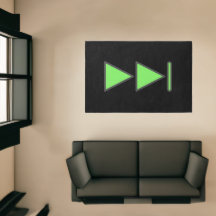 Fast Forward Music Thème Homme Noir / Vert clair