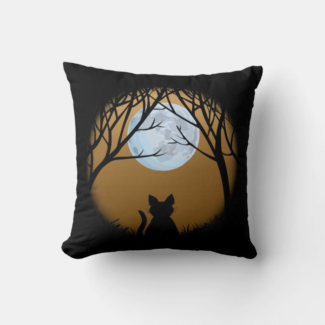 Fat Chat Coussin Fun Amoureux des chats Cadeaux Dé (Recto)