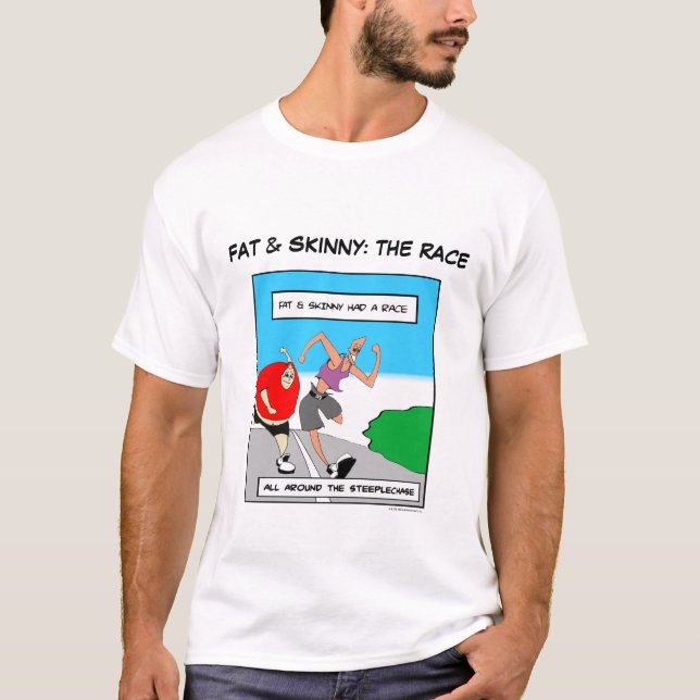 FAT ET MAIGRE : Le T-shirt de RACE (Devant)