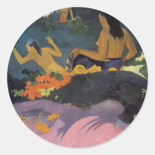 'Fatata Te Miti' - Autocollant Paul Gauguin
