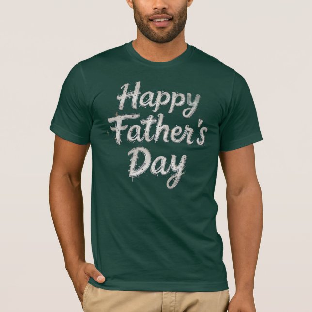 "Father's Day T-Shirt – World's Best Dad | Unique  (Devant)