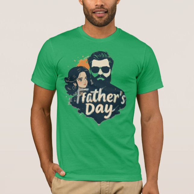 "Father's Day T-Shirt – World's Best Dad | Unique  (Devant)