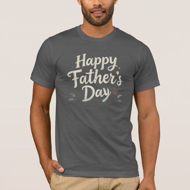 "Father's Day T-Shirt – World's Best Dad | Unique  (Devant)