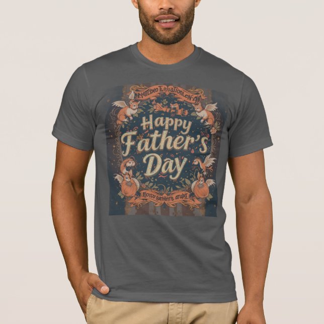 "Father's Day T-Shirt – World's Best Dad | Unique  (Devant)
