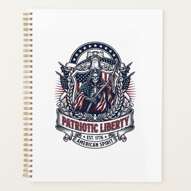 Faucheuse de la Liberté Patriotique Squelette de P (Devant)