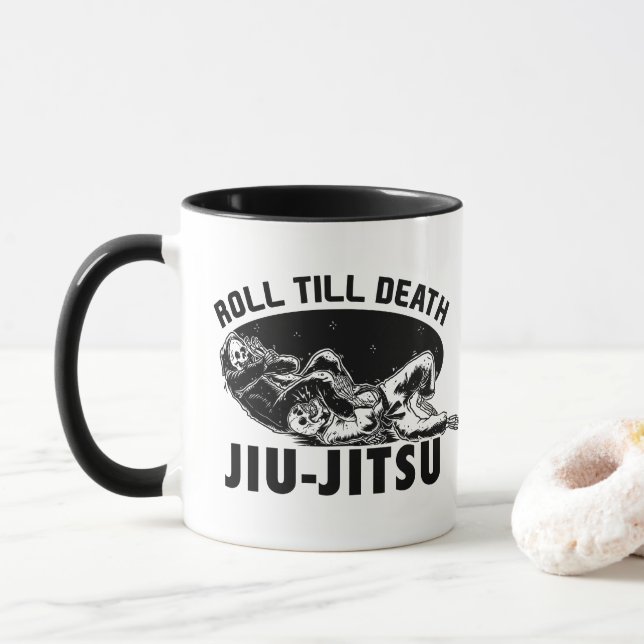 Faucheuse épique Jiu-jitsu Armbar de tasse de café (Avec donut)