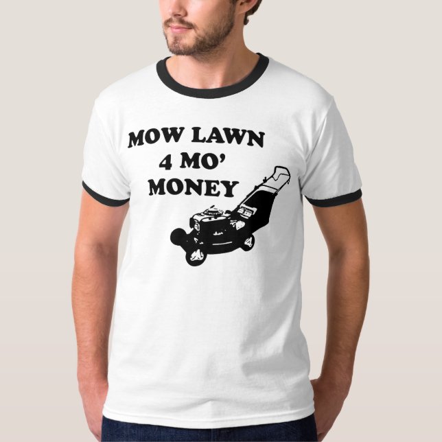 Fauchez le T-shirt d'argent de Mo de pelouse (Devant)