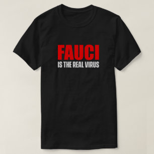 FAUCI EST LE VÉRITABLE T-shirt noir VIRUS