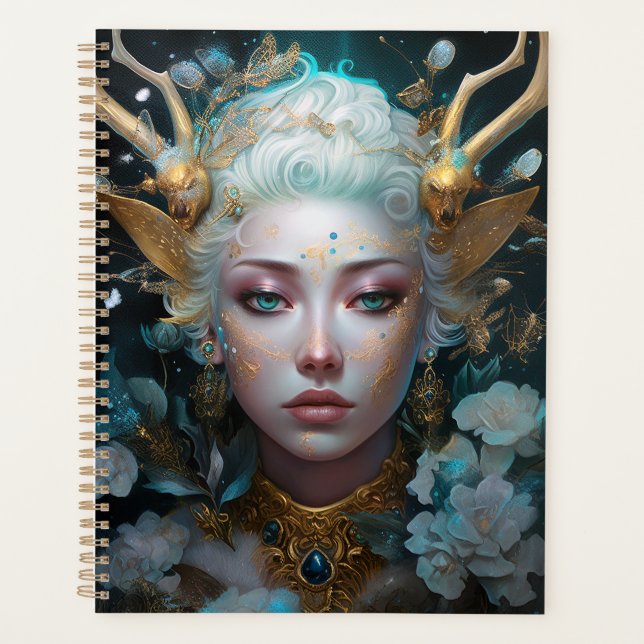Faun Elf Femme Imaginaire Art (Devant)