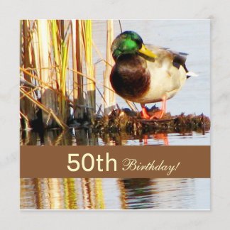 Faune Invitation à la fête du 50e anniversaire