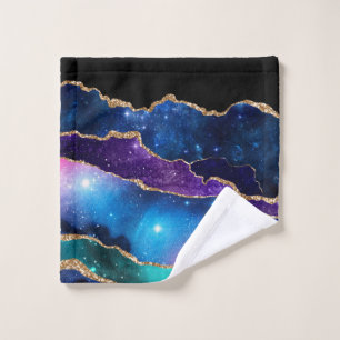 Fausse Pierre d'agate Marbrée Galaxie Brillante et
