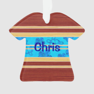 Fausse planche de surf en bois de Honu Hawiian