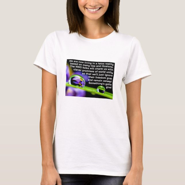 Fausse réalité (lumière) T-shirt (Devant)