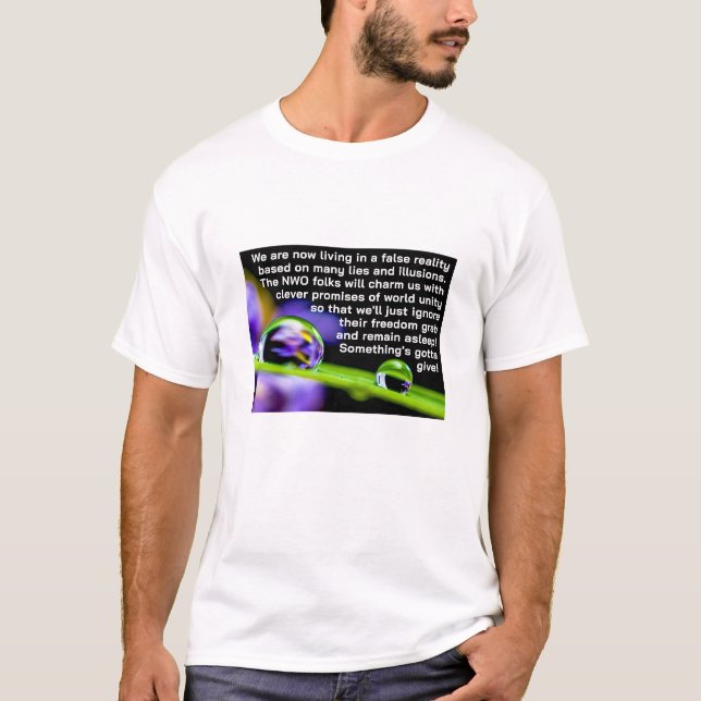 Fausse réalité (lumière) T-shirt (Devant)