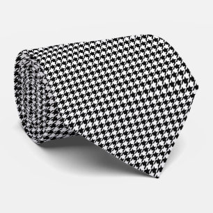 Fausse soie cravate luxe à carreaux