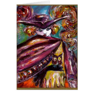 FAUST / Masque mystérieux avec tricorne et hibou