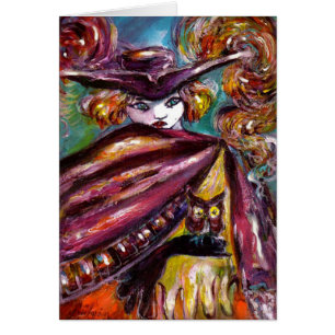 FAUST Masque Mystérieux Tricorne et Hibou Hallowee