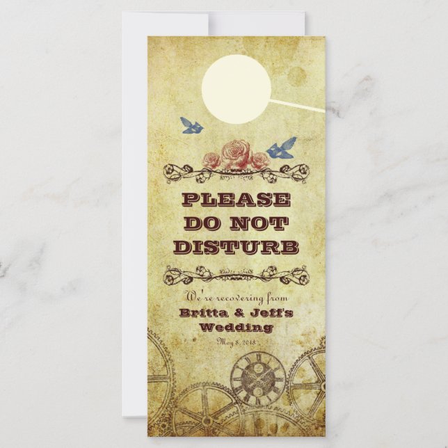 Faux Antique Gold Victorian Steampunk Mariage (Devant)