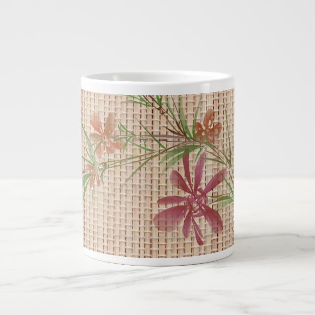 Faux Bamboo Art original Jumbo Mug (Devant)