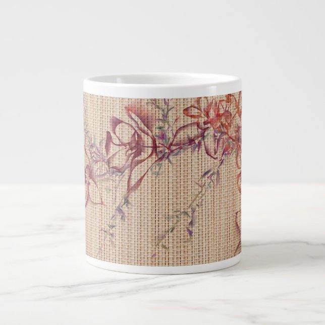 Faux Bamboo Art original Mug géant (Devant)