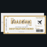 Faux billet d'avion Carte de carte d'embarquement<br><div class="desc">C'est la meilleure façon de faire un voyage surprise pour toute occasion !</div>