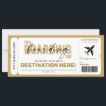 Faux billet d'avion Carte de carte d'embarquement<br><div class="desc">C'est la meilleure façon de faire un voyage surprise pour toute occasion !</div>