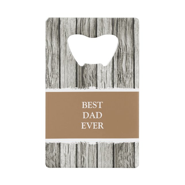 Faux bois rustique 1 photo papa gris brun (Devant)