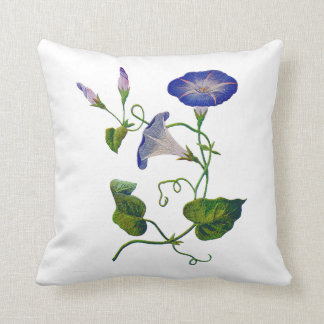 Faux Brodé Blue Morning Coussin