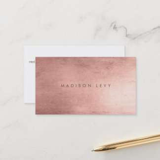 Faux Bronze Cuivre Minimaliste Rendez-vous d'affai