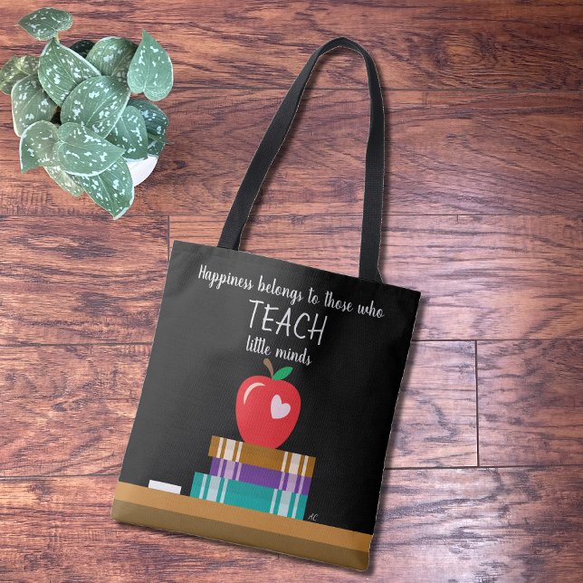 Faux Chalkboard Sac fourre-tout enseignant avec de (Créateur téléchargé)