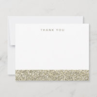Faux Champagne Or Paillettes Merci