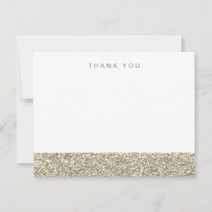 Faux Champagne Or Paillettes Merci