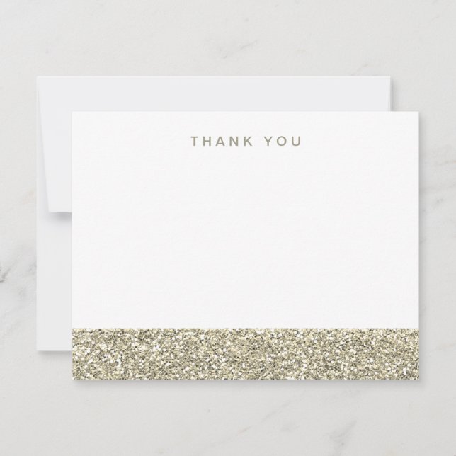 Faux Champagne Paillettes Merci (Devant)