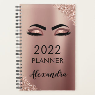 Faux cils Rose Gold Pink Monogram Pailletés 2022