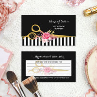 Faux Ciseaux Or rose Floral Rendez-vous des cheveu