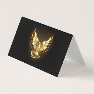 Faux Colle de Paix en Or sur Fond Noir