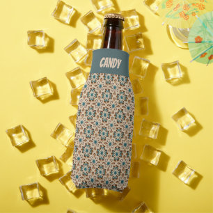 Faux Crochet Rafraîchisseur de Bouteille Sarcelle
