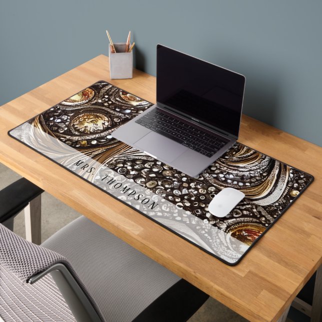 Faux cuir personnalisable strass (Bureau 2)