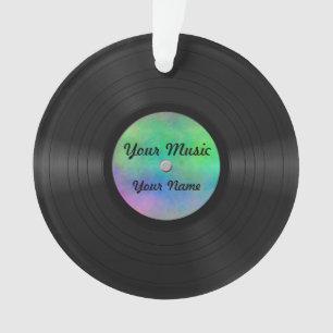Faux disque vinyle fait sur commande
