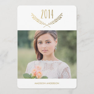 Faux Foil Edition 4 Invitation de la fête de gra