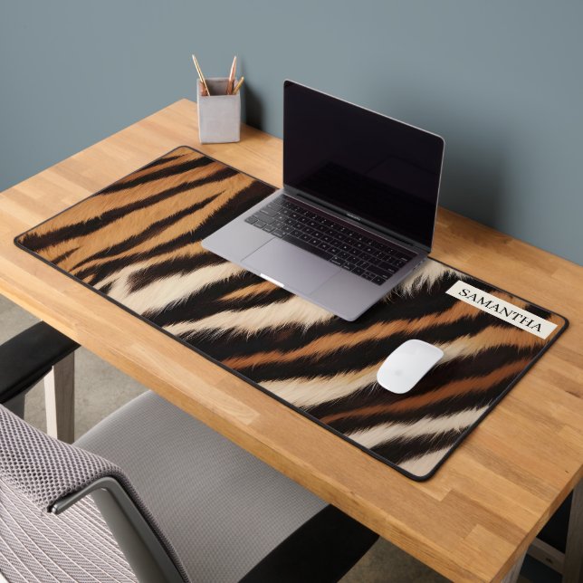 Faux Fourrure Rayure Tigre Gras (Bureau 2)