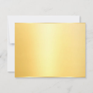 Faux Gold Elegant Blank Modèle moderne