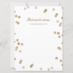 Faux Gold Parties scintillant Dots Arrière - plans
