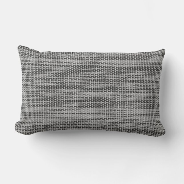 Faux Grey Fabric Coussin (Recto)