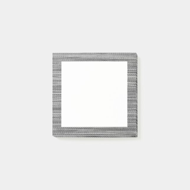 Faux Grey Structure Post-it® Notes (Devant)