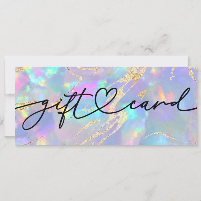 faux holographique opal arrière - plan certificat  (Devant)
