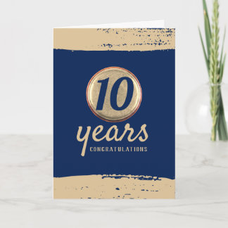 Faux laiton universel de la carte d'anniversaire d