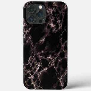 Faux Marbre Noir coque iphone Design moderne