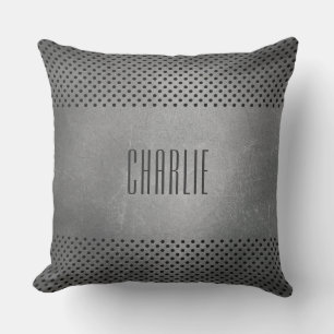 Faux Metal Motif personnalisé oreillers jetables m