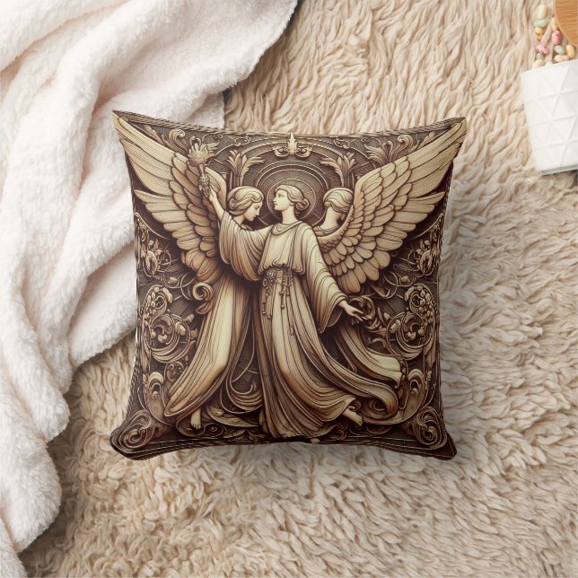 Faux métalliques Angels de secours Oreiller (Couverture)